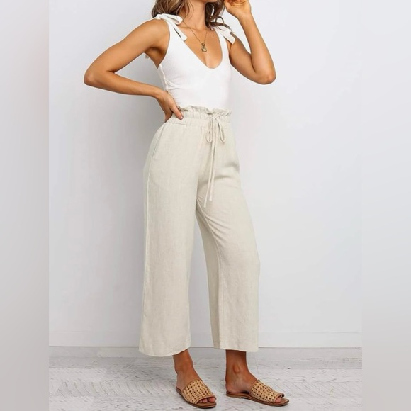 Women’s Casual Elastic Waist Pants - Picture 3 of 3